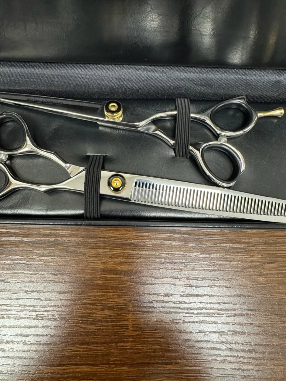 Marianna Barber Professional Silver Hair Cutting and Thinning Scissors Set
